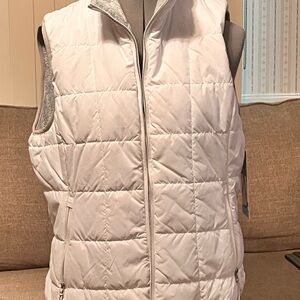 Women's White reversible Vest